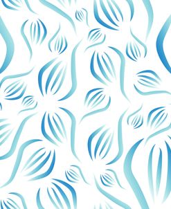 Leaf Abstract Pattern White