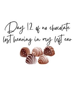 Day 12 No Chocolate