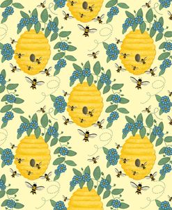 Beehive Blossoms Pattern
