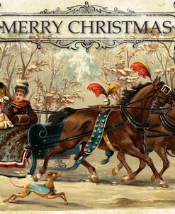 Vintage Winter Sleigh Ride