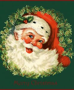 Santa in Wreath