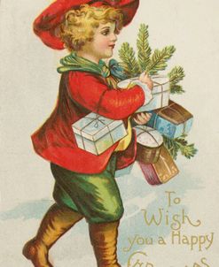 Wishing Christmas Boy