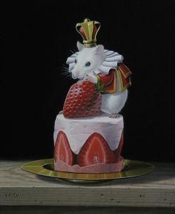 Mouse On A Cake