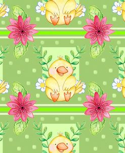 Duckie And Pink Flower