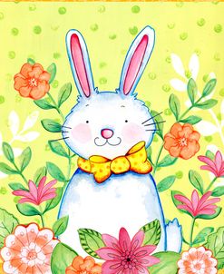 Flowers And Bunny