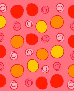 Pink and Orange Circles