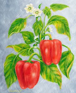 Red Peppers Portrait