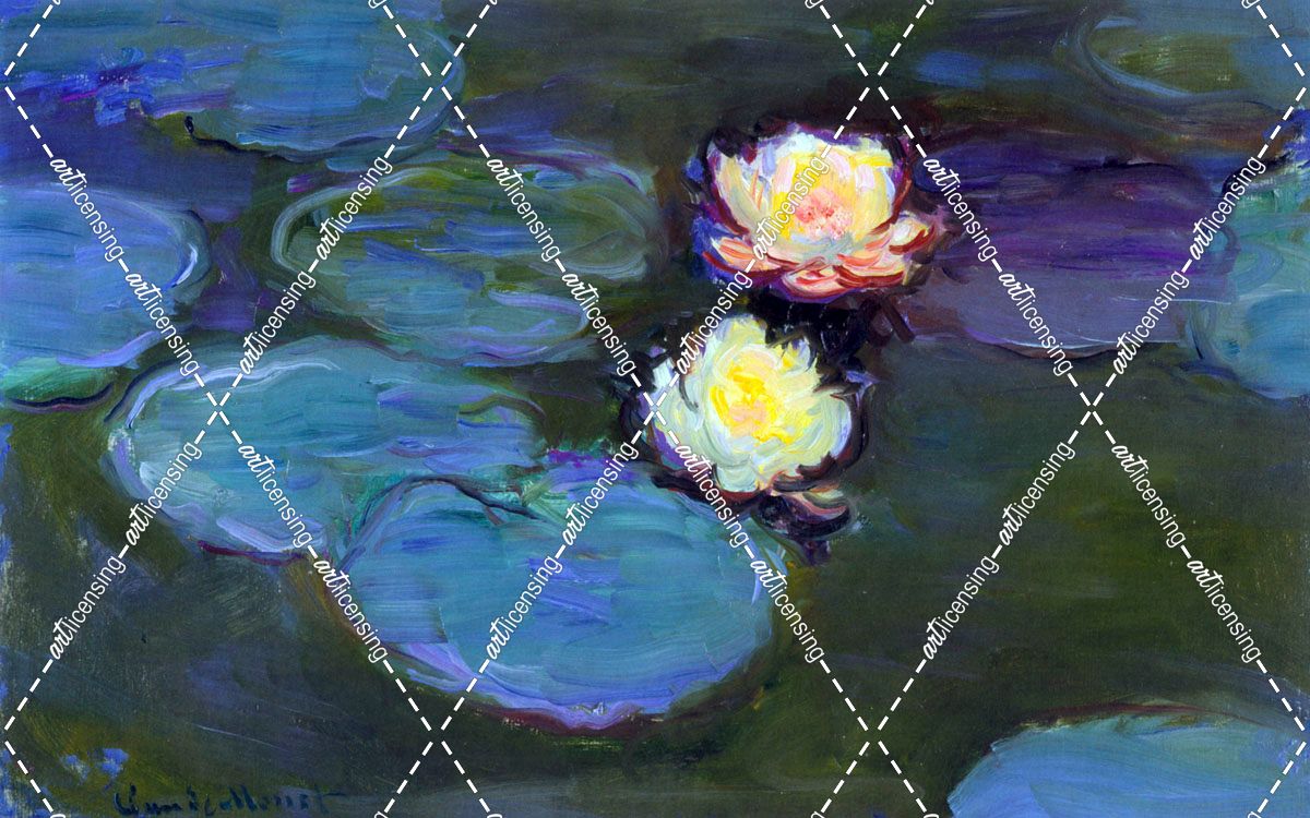 Monet, Water Lily detail_blur