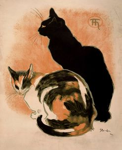 Steinlen, Twocats_filter