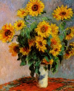 Monet, Bouquet of Sunflowers