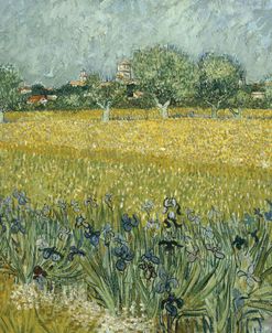 Van Gogh, View of Arles with Irises