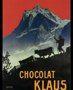 Chocolat Klaus Mountains Switzerland 1910