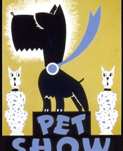 Wpa Poster Petshow Scottie