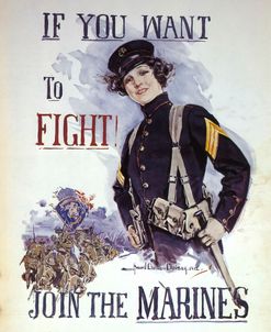 Woman Marines Want to Fight