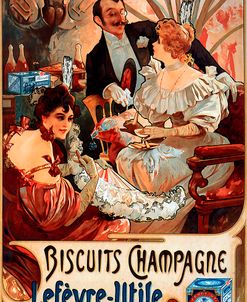 Mucha Biscuits Champagne Lefevre-Utile