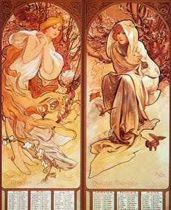 Mucha Chocolat Panels