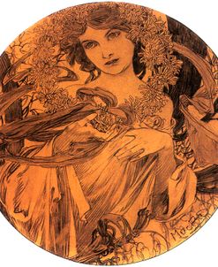 Mucha Summer Medallion