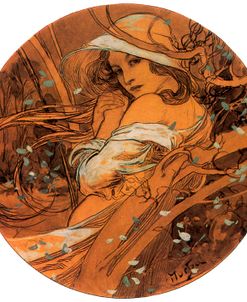 Mucha Winter Medallion