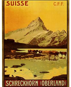 Schreckhorn Oberland Swiss 1906