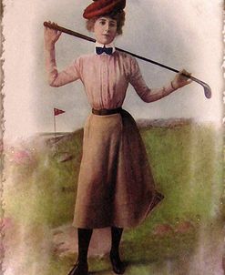 Vintage Lady Golfer