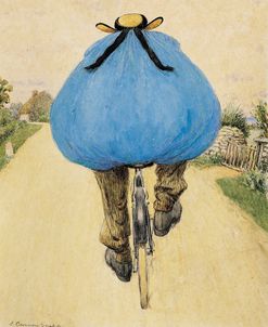 Blue Bicycle Rider