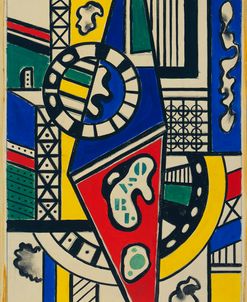 Fernand Léger – Study for Cinematic Mural, Study VII