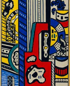 Fernand Léger – Study for Cinematic Mural, Study IV