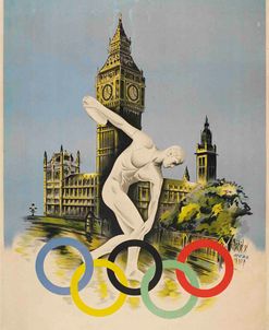 Official Poster for London Olympic Games 1948 Walter Herz