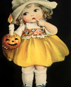 Joyful Halloween Yellow Dress.tif