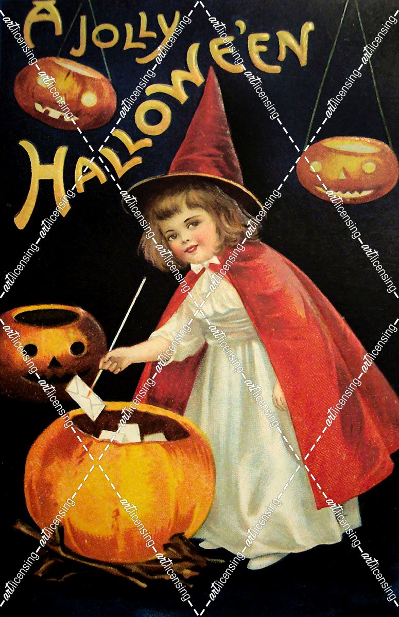 Little Red Halloween Witch.tif