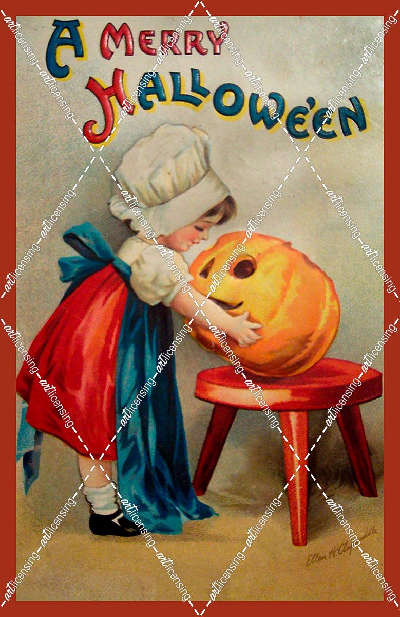 Halloween Stool Pumpkin.tif