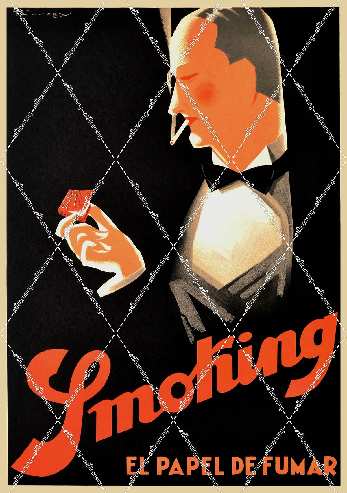 Art Deco Smoking