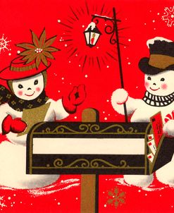 Vintage Christmas Snowmen