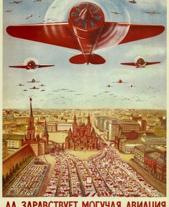 Russian Vintage Plane Poster