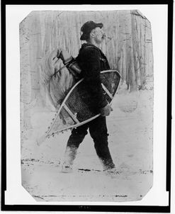 Man With Snowshoes
