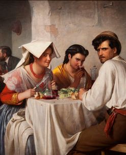 Carl Bloch – In a Roman Osteria