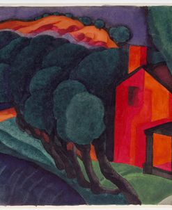 Oscar Bluemner, Glowing Night