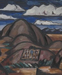 Marsden Hartley, Cemetery, New Mexico