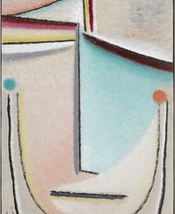Abstract Head Light Blue 1929 Jawlensky