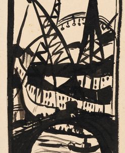 Eiffel Tower With Seine Bridge Stenner