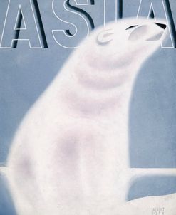 Asia Magazine Polar Bear 1935 Public Domain