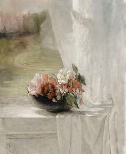 Flowers On A Window Ledge La Farge