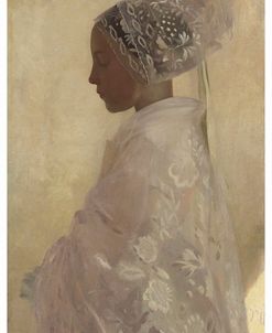 A Maiden In Contemplation, Gaston La Tour, 1893