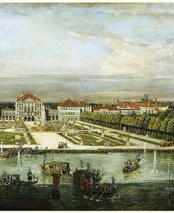 Baroque Nymphenburg Palace By Bernardo Bellotto 1760