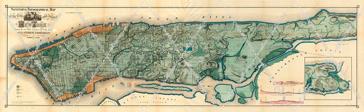 City And Island Of Ny 1865