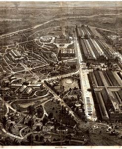 Birdseye Map Of The Centennial Exhibition At Philadelphia In 1876