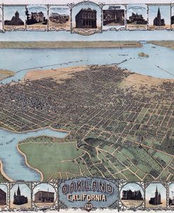 Map Of Oakland California1900