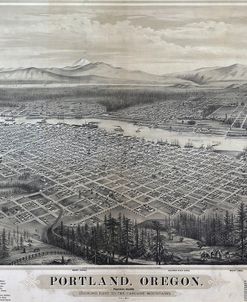 Map Of Portland Oregon 1879
