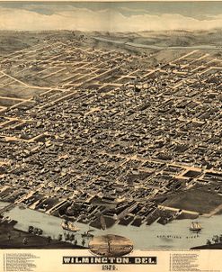 Map Of Wilmington Delaware 1874