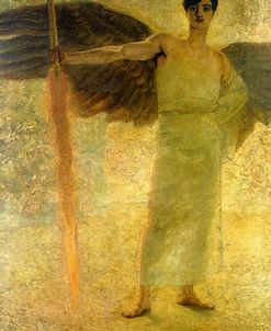 Franz von Stuck Angel wFlaming Sword